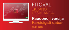 Fitoval ekrano užsklanda